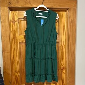 Green Sleeveless Dress